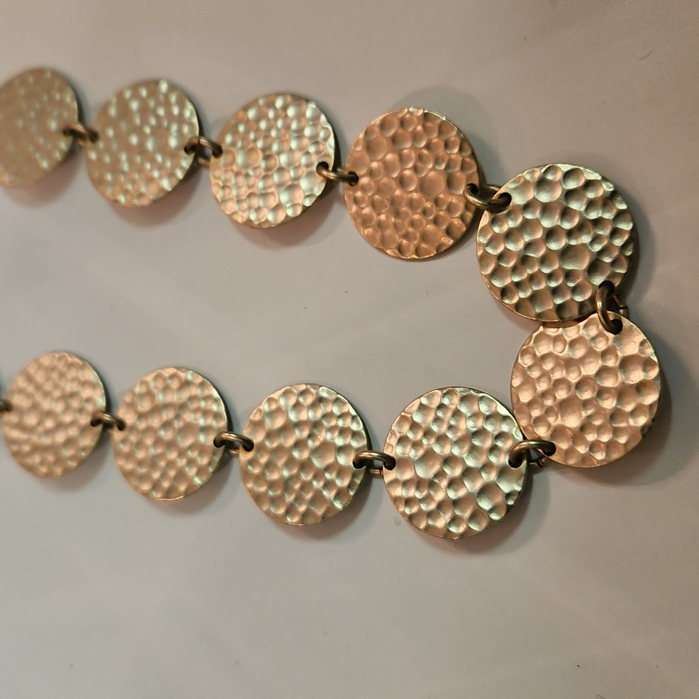 Dramatic Gold Necklace - image 1